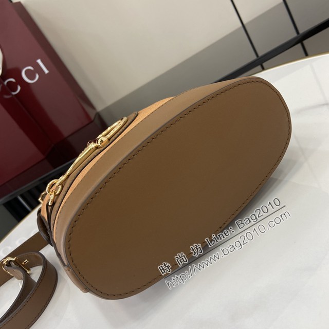 Gucci專櫃古馳2025春夏系列最新款檔案桶包手提單肩斜挎女包 jh2609型號：833665